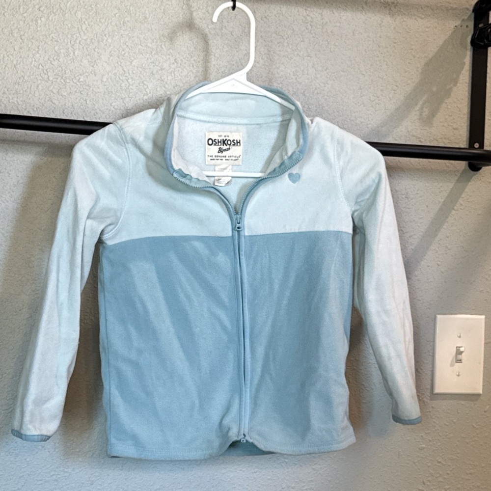 OshKosh B'gosh Light Blue Zip-Up Jacket